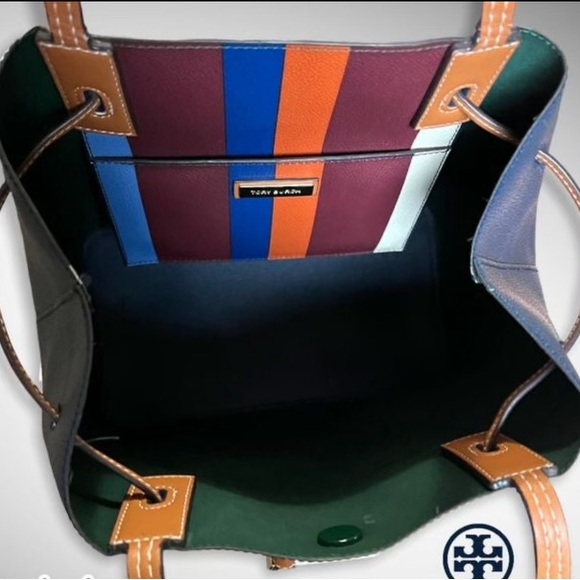 Tory Burch Kerrington Striped Drawstring Tote
Bucket Blue - Picture 9 of 12